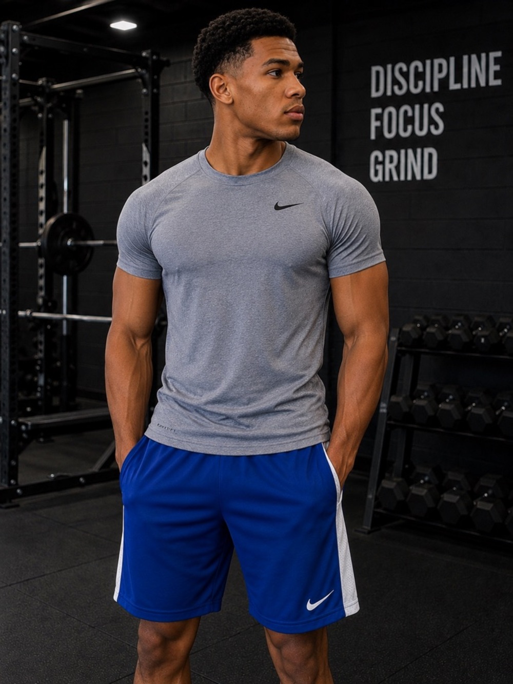 Nike Dri-FIT Royal Blue Performance Basketball Shorts Men’s Large Activewear